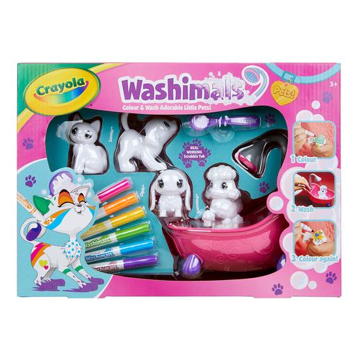 Washimals - Set Bañera y 4 Mascotas
