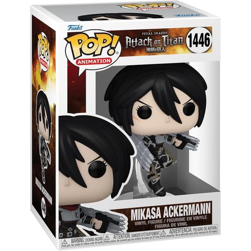 Funko - Figura coleccionable de vinilo: Mikasa Ackerman - Attack on Titan - Idea de regalo para fans de anime ㅤ