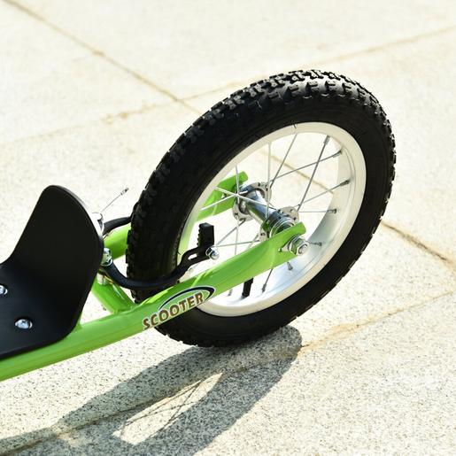 Homcom - Patinete Scooter Ajustable 2 ruedas Verde