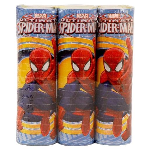 Marvel - Spider-Man - Pack 3 botes de serpentina