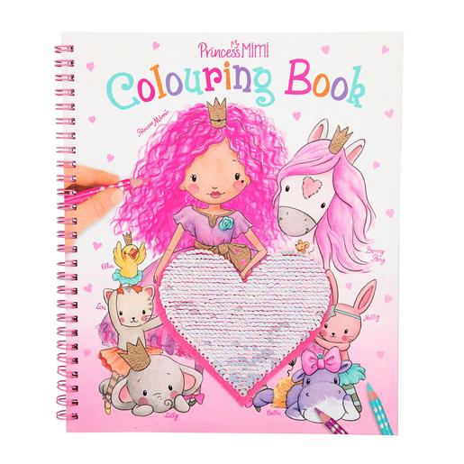 Princess Mimi - Libro para Colorear con Lentejuelas