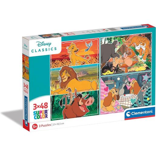 Clementoni - Puzzles infantiles de 48 piezas Disney Clásicos ㅤ