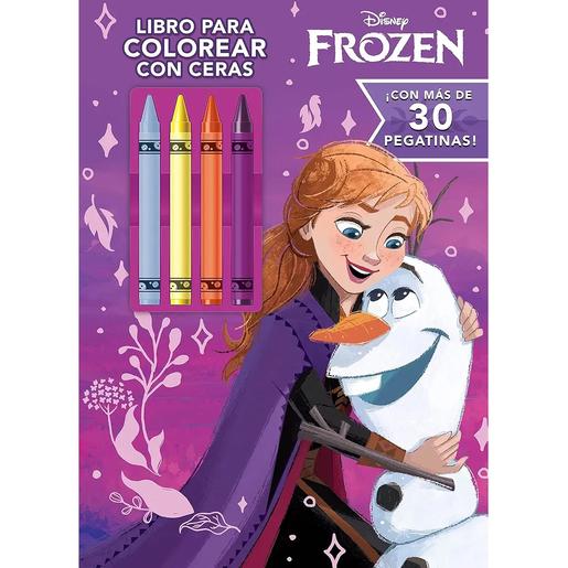 Disney - Frozen - Libro para colorear con ceras y pegatinas