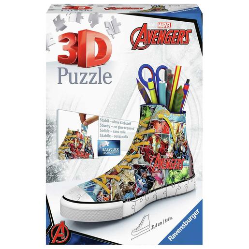 Marvel - Puzzle 3D Sneaker Avengers, 108 piezas ㅤ