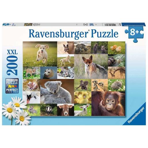 Ravensburger - Puzzle de crías del mundo, 200 piezas XXL ㅤ