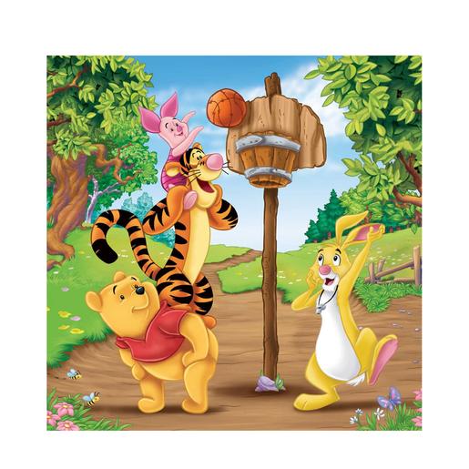 Ravensburger - Día del deporte - Puzzle 3x49 piezas Winnie the Pooh