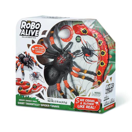 Robo Alive - Tarántula, serpiente y araña