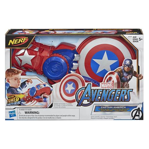 Nerf - Los Vengadores - Lanzador Power Moves Capitán América