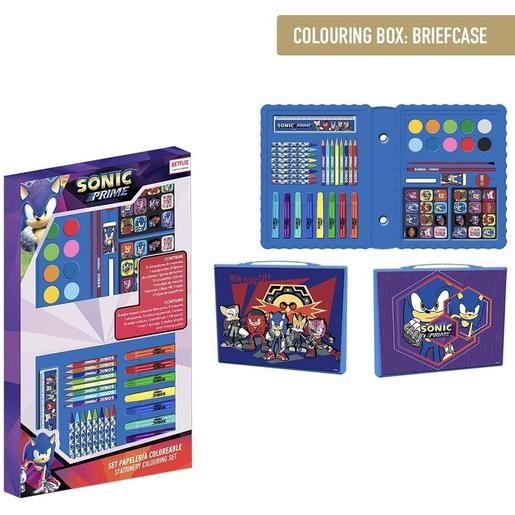 Set para colorear de Sonic multicolor ㅤ