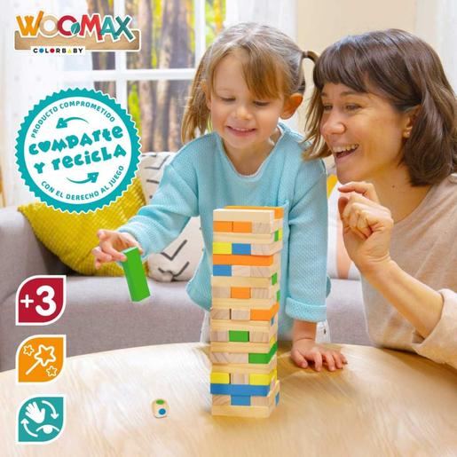 Woomax - Torre de bloques de madera
