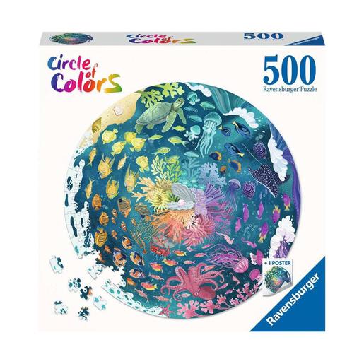 Ravensburger - Puzzle Circle of colors Óceano 500 pzs