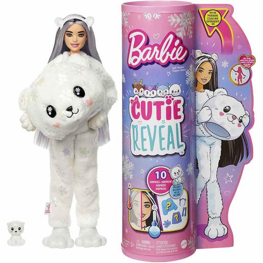 Barbie - Cutie Reveal Invierno - Muñeca oso polar