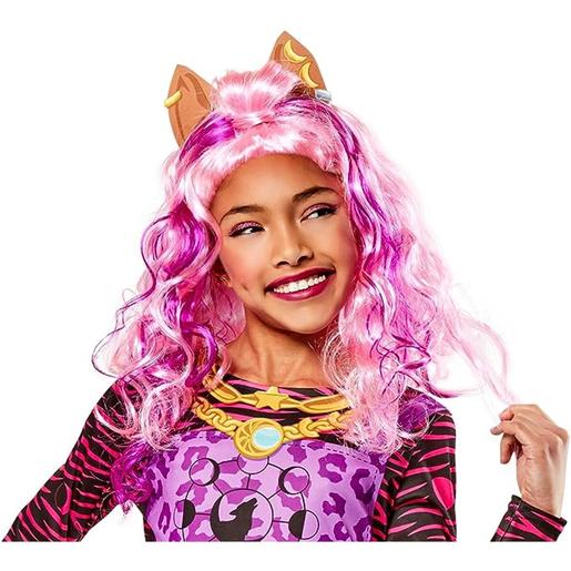 Rubie's - Monster High - Peluca Clawdeen talla Standard para Carnaval, Navidad, Fiestas y Halloween ㅤ