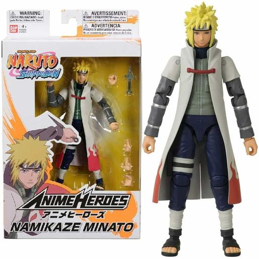 Bandai - Figura de acción Anime Heroes Naruto Shippuden - Namikaze Minato 17 cm (Varios modelos) ㅤ