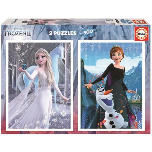 Educa Borrás - Frozen - Pack puzzles 2x500 piezas Frozen 2