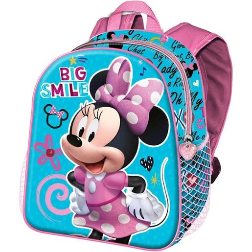 Disney - Minnie Mouse - Mochila de sonrisa grande, azul