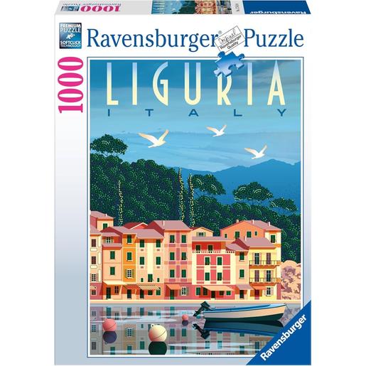 Ravensburger - Puzzle Italia Postal de Liguria 1000 piezas ㅤ