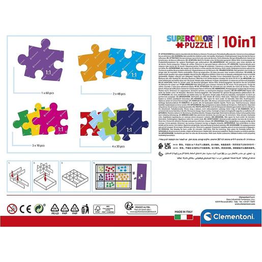 Clementoni - Puzzles progresivos multicolor de distintos tamaños 4 años en adelante ㅤ