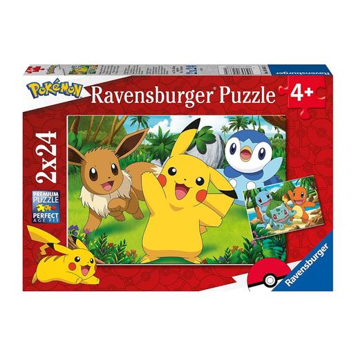 Ravensburger - Pokémon - Pack 2 puzzles 24 piezas