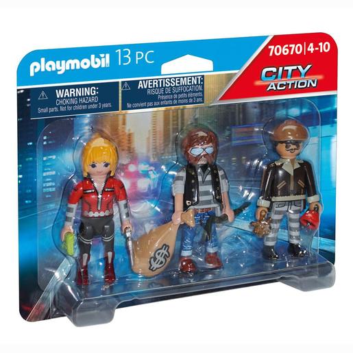 Playmobil - Set Figuras Ladrones