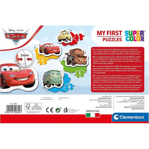 Clementoni - Cars - Puzzle progresivo Cars de 3-6-9-12 piezas ㅤ