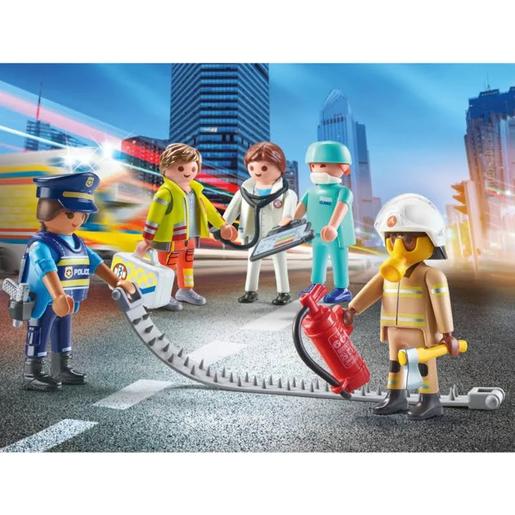 Playmobil - Equipo de rescate de figuras PLAYMOBIL ㅤ