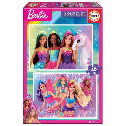 Educa Borras - 2 Puzzles Barbie 48 piezas