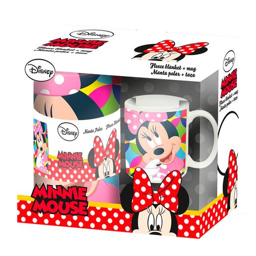 Minnie Mouse - Set de Manta y Taza