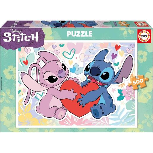Educa Borras - Puzzle 500 Disney Stitch  ㅤ
