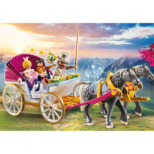 Playmobil - Carruaje romántico tirado por caballos 70449