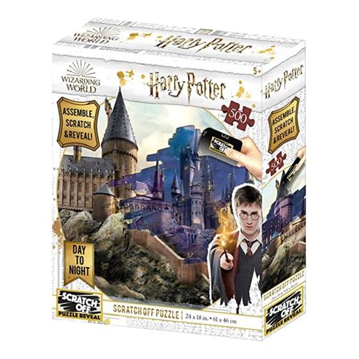 Harry Poter - Puzzle para rascar Hogwarts día y noche