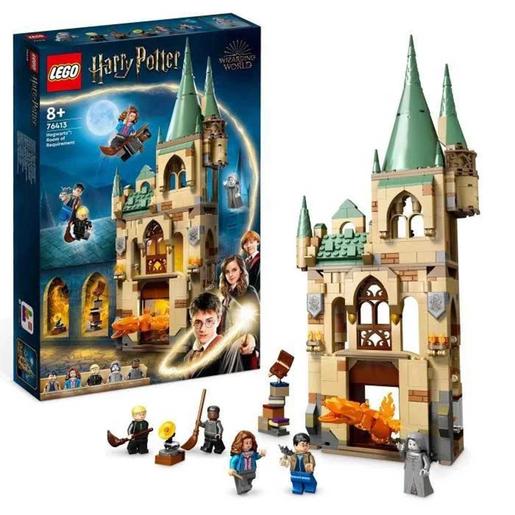 LEGO - Harry Potter - Hogwarts: Sala de los Menesteres, castillo modular y mini figuras, 76413
