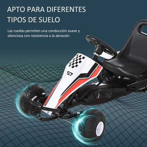 Homcom - Go Kart infantil pedales