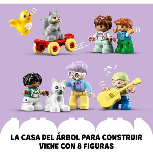 LEGO - Casa del árbol 3en1 Duplo, juguete de construcción con tobogán y animales 10993