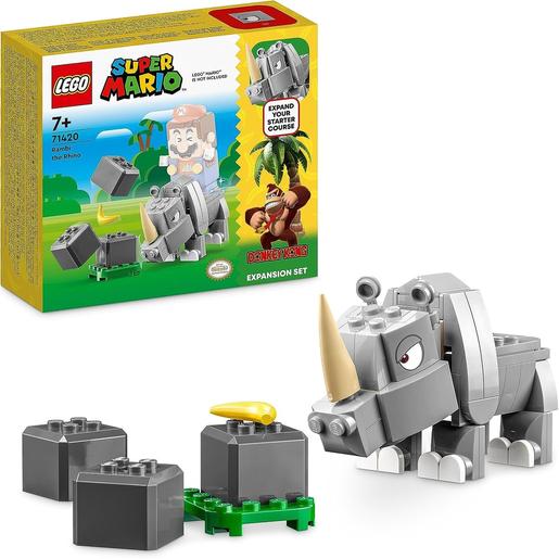 LEGO - Super Mario - Set de Expansión Super Mario: Figura de Animal y Rocas para Construir 71420