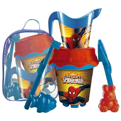 Spider-man - Cubo de playa y Mochila con accesorios