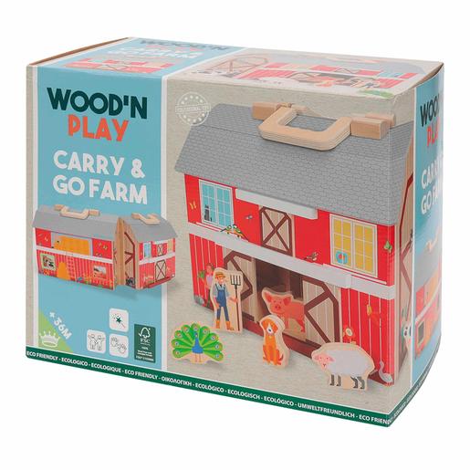 WoodnPlay - Granja de madera con animales