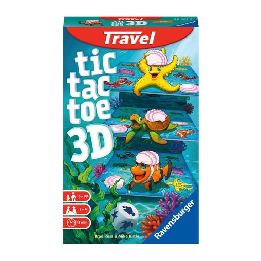 Ravensburger - Tic Tac Toe 3D juego de viaje ㅤ
