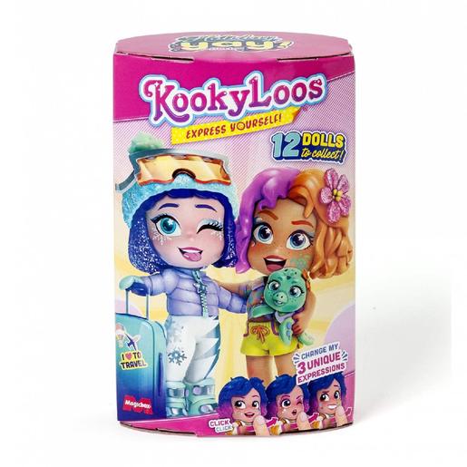 KookyLoos - Boneca surpresa colecionável Holiday Yay com acessórios e expressões divertidas (Vários modelos) ㅤ
