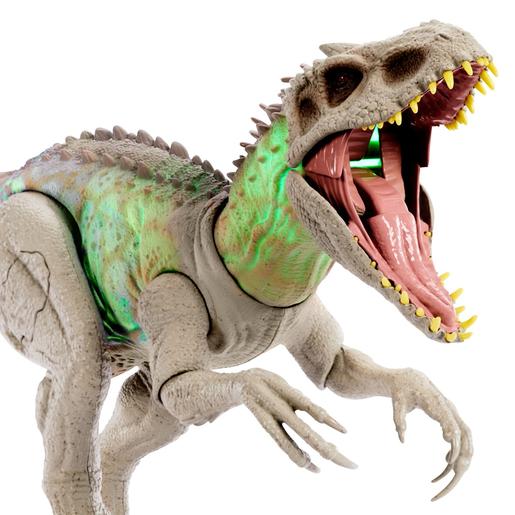Mattel - Jurassic World - Indominus Rex camufla y conquista, figura de juguete Jurassic World ㅤ