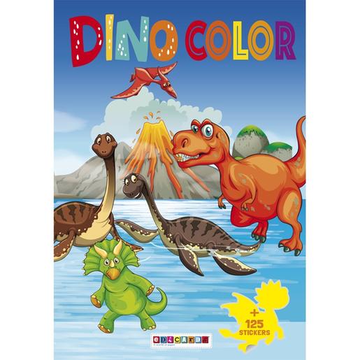 Libro infantil con actividades para colorear + 125 pegatinas interactivas (Varios modelos)