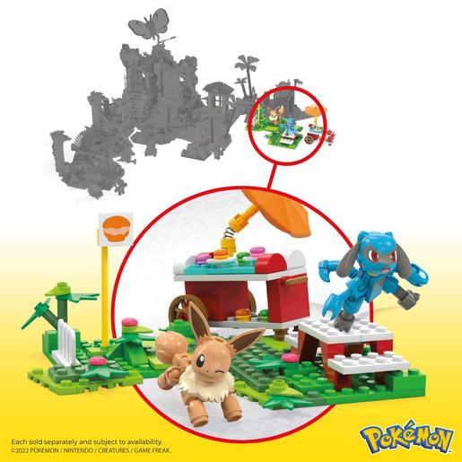 Mattel - Pokemon - MEGA Construx Pokemon Picnic Poke Puff Set de bloques ㅤ