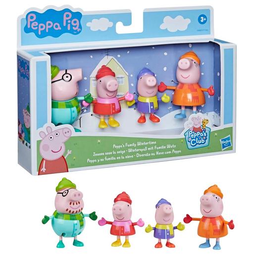 Peppa Pig - Aventuras en familia - Pack 4 figuras