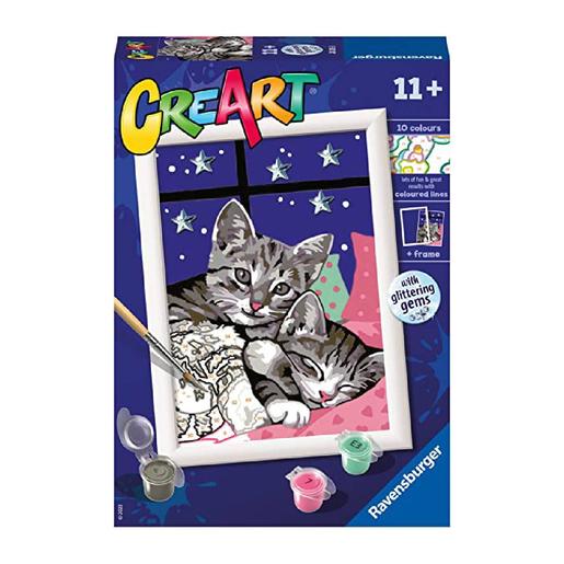 Chiens et chat | Peinture par numéros enfant Chiens et chat | Peinture par numéros enfant