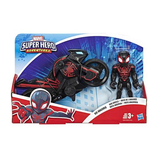 Marvel - Kid Arachnid y Moto Arácnida Super Hero Adventures