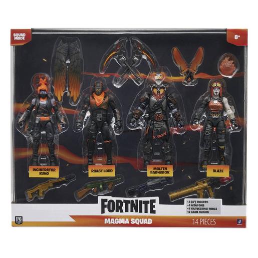 Fortnite - Pack 4 figuras magma squad