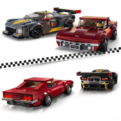 LEGO Speed Champions - Deportivo Chevrolet Corvette C8.R y Chevrolet Corvette de 1968 - 76903