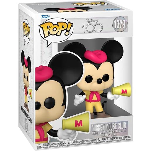 Funko - Mickey Mouse - Figura de vinilo coleccionable: Mickey Mouse Club - Aniversario Disney 100º ㅤ