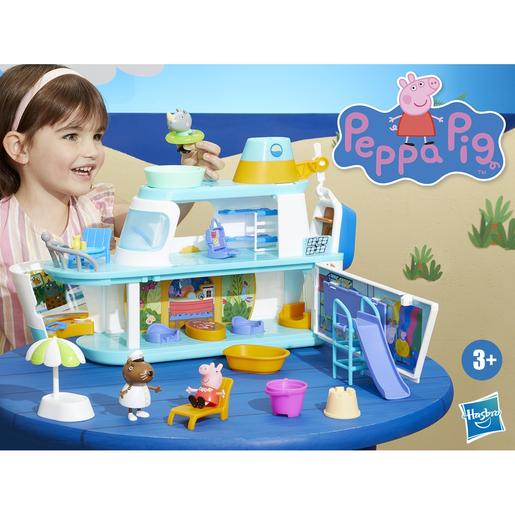 Hasbro - Peppa Pig - Crucero de juego con varios niveles y 17 piezas ㅤ
