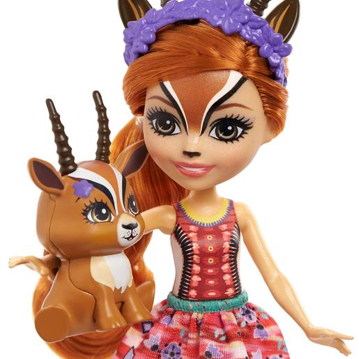 Enchantimals - Gabriela Gazelle y Racer - Pack muñeca y mascota
